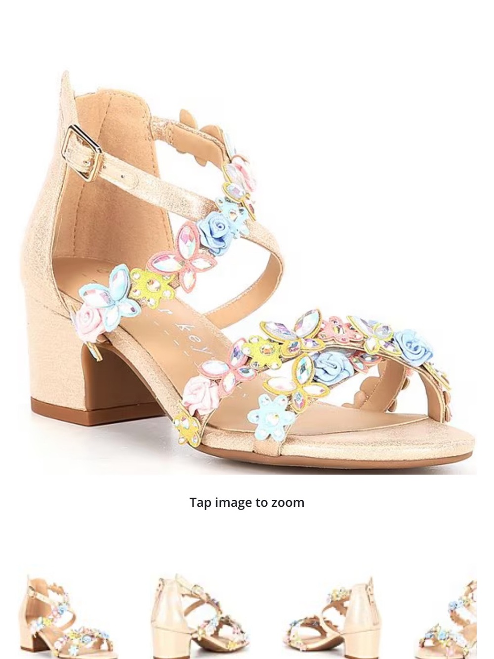 Copper Key Girls' Whimsical Dress Sandals (Youth)